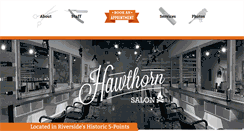 Desktop Screenshot of hawthornsalon.com